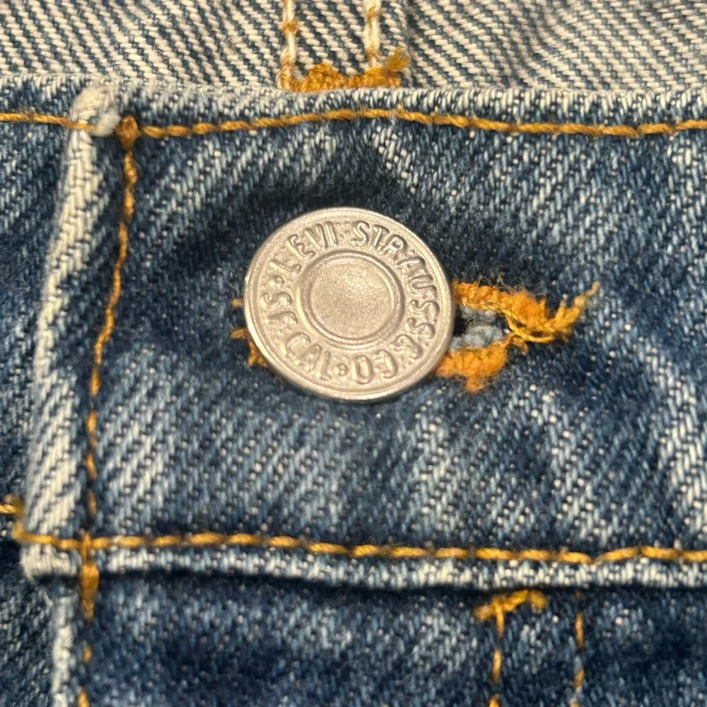 Levi's 505 VTG 90s Men's Blue Straight Regular Fit‎ Jeans 42/32 White Red Tag